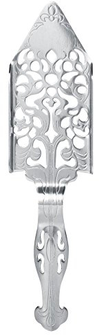 Absinthe Spoon, Stainless Steel Absinthe Fountain Accessory Absinthe Dripper Unique Design Cocktail Bar Glass Cup Drinking Filter Wormwood Spoon(#1)