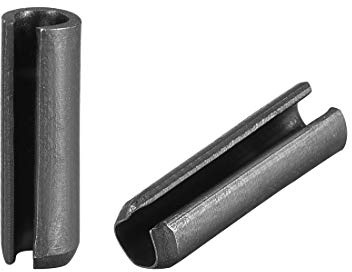 sourcing map Ranurado Resorte Pasador - 5mm x 18mm Acabado Liso 65Mn Rollos Kit Surtido para Pequeños Máquinas Proyectos 100Pcs