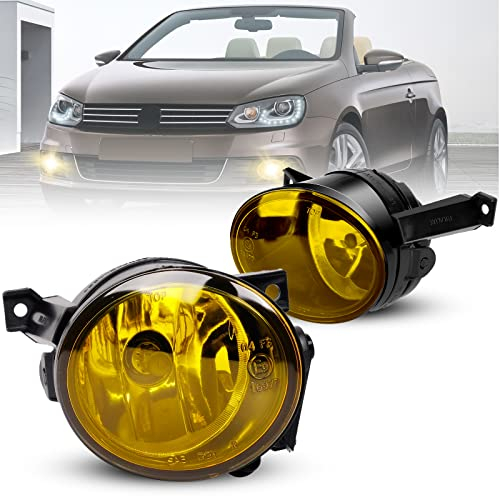 Nebelscheinwerfer für VOLKSWAGEN Caddy III (2K)2004-2010 Eos (1F7) 2006-2010 Golf Plus (5M1/521) 2004-12/2008 Polo (6R) 2009-up Tiguan (5N) 2007-2011 Touran (1T1/1T2) 2004-2008,1 paar (HB4), glas klar