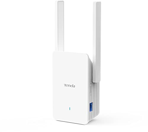 Tenda A23 AX1500Mbps WiFi Extender Booster, Dual Band WiFi Booster, Gigabit Ethernet Port, AP Mode, APP Control, Universal compatibility, UK Plug (A23)
