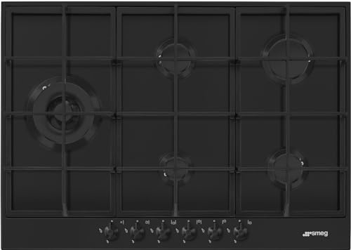 SMEG PX375LMB, CLASSICA-Gaskochfeld, Black mat