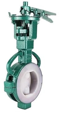 Absperrklappe mit Griffklemme aus Gussstahl D71F46-16C Absperrklappe DN50 80 100 (Size : 1PCS, Color : DN65)