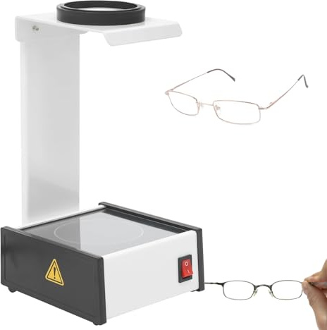 Testeur De Verres Progressifs Multifocaux, Testeur De Contrainte De Verres Polarisés Optiques, Mesure Précise des Paramètres De Verres, équipement Professionnel pour Magasins Doptique