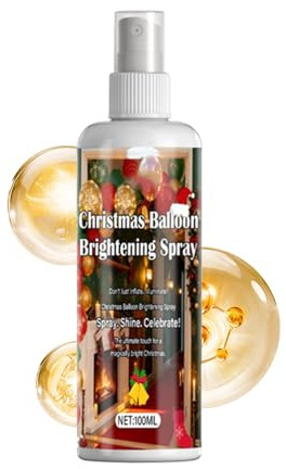 Ballonglanz-Spray – langanhaltendes, aufhellendes Finish für verbesserten Glanz, hoher Glanz mit schnell trocknender Formel für Weihnachten, Geburtstag, Hochzeit, Urlaub, besondere Anlässe, Feier