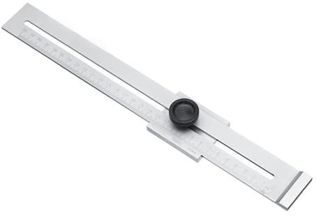 Calibro di marcatura di precisione Scribers in acciaio inossidabile con scala di misurazione 300 mm Campi di misurazione Strumento di marcatura Strumento di misurazione per disegno ingegneria