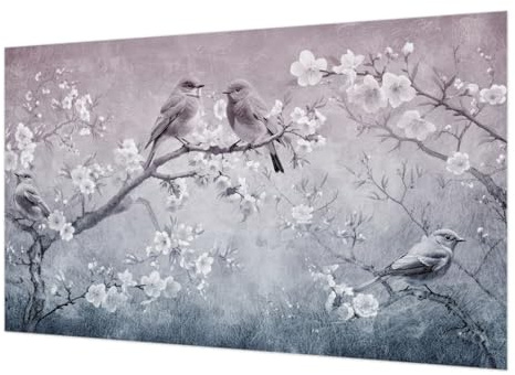 Carta da Parati in Fliselina 416x254cm Stampa di Alta Qualità Facile da Pulire Decorazione da Muro Montaggio Murale Colla Inclusa per Soggiorno e Camera da letto - Natura sottile
