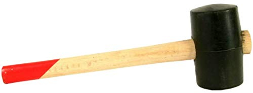Kandy Toys Out There! 16oz Rubber Mallet with Hardwood Handle, TY8001