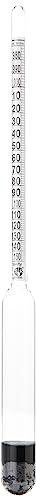 Stevenson Reeves Specific Gravity Hydrometer (S1500) - For Home Brewing And Winemaking, Glass, 230mm