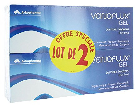Arkopharma – Gel für Beine, leicht, kühlend, 2 x 150 ml