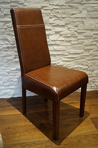 Quattro Meble Braunes Echtleder Stühle Elizabeth Lederstühle Echt Leder Antique Brown 3000 Lederstuhl Esszimmerstühle Lehnstuhl Rindsleder Volleder Esszimmer Stuhl