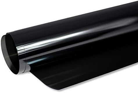 Solar Systems Panthera Scheibentönungsfolie 295c - Tönungsfolie für Auto Scheiben mit Montagesatz - Sonnenschutz Auto 95% Schwarz 50x300cm
