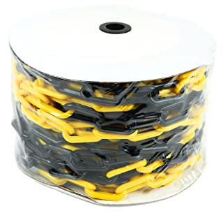 Kunststoffkette Gelb & Schwarz 6 mm x 25 m (roll) x - Gelb & Schwarz - In - & Outdoor - Nutzung - PC - 001 - YB
