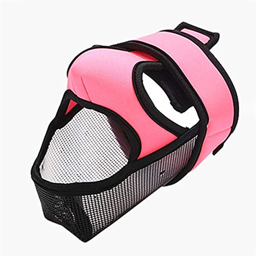 TRoki Mesh-Maulkorb für Bulldoggen, Frenchies und Möpse – ideal zum Beißen, Kauen, Bellen und Training – sicherer Sitz mit verstellbaren Riemen – Ösendesign für bessere Sicht