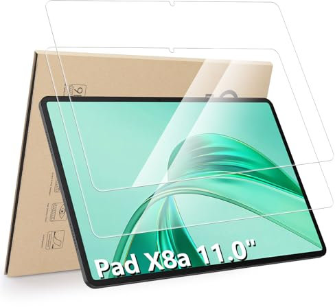 Hianjoo 2 Piezas Protector de Pantalla Compatible con Huawei Honor Pad X8a 11.0, Tableta Cristal Premium Salvapantallas Vidrio Templado [9H Dureza Alta Claridad]
