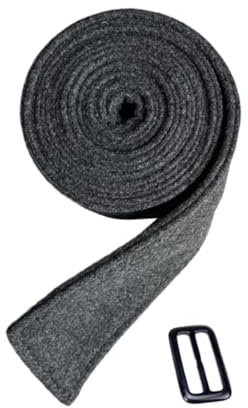 Harilla Damen Wollmantel-Taillengürtel, trendiger, bequemer Taillengürtel für Reisen und Einkaufen, Dunkelgrau