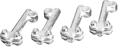 Soporte Guardabarros Rueda Trasera 4 Piezas Conector Universal Ajustable