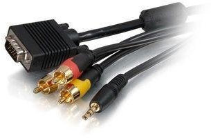 C2G/Cables to Go 35FT Rapidrun VGA Rca Composite Video Stereo All-in-one Cable CL2