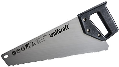wolfcraft Fuchsschwanz I 4024000 I Zum Sägen von Gipskarton, Kunststoff und Holz