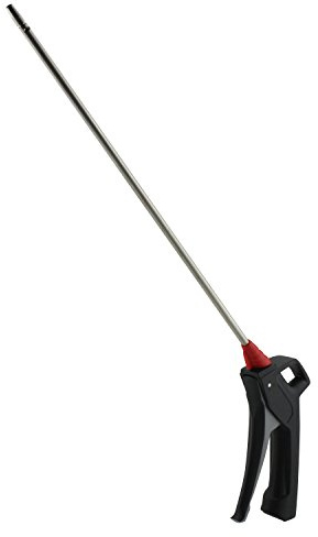Milton S-197 KWIK-CHANGE PRO Series Pistol Grip Blow Gun - 11 Extended Reach Safety Tip - 235 Max PSI, Brass