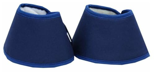 AMKA Waterboots Hufglocken für Pferde - Water Boots bei spröden trockenen Hufen - 1 Paar in blau