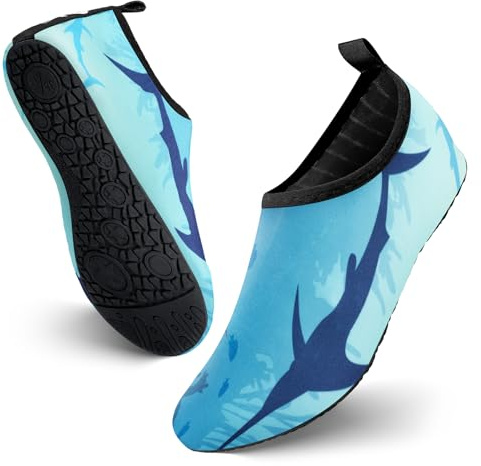 JOTO Zapatos de Agua para Mujer Hombre Niño, Zapatillas Acuáticas Secado Rápido Tipo Calcetines como Descalzado, Escarpines Deportivos para Paseo en Playa Buceo Snorkel Kayak Surf -23 cm/36-37