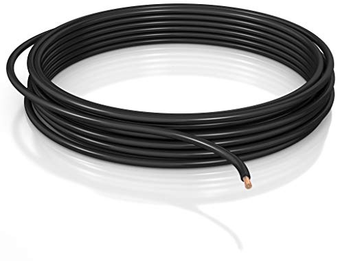 DCSk Fahrzeugleitung - 16mm² - 2m - FLRY B asymmetrisch - 16 mm² - KFZ Kabel Litze - Schwarz - 16mm2