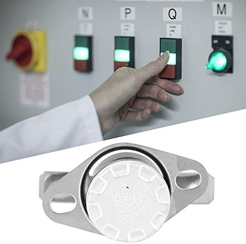 5PCS Temperaturregelungsschalter KSD301 Schalter Temperaturregelungsthermostat für verschiedene elektrische Heizprodukte Thermoregelungsschalter(125)