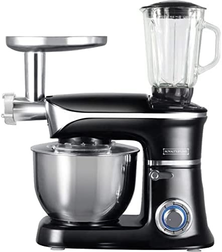 ROBOT DA CUCINA IMPASTATRICE PLANETARIA 3 IN 1 TRITACARNE FRULLATORE 2100W 7,5 L colore Nero