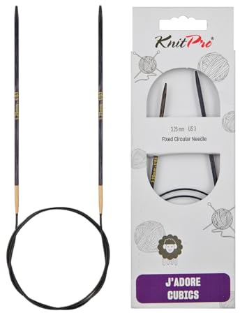 KnitPro J’adore Cubics Rundstricknadeln 24 (60cm) | 3,25mm