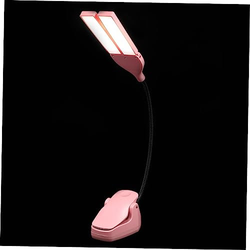 Gadpiparty Tragbare Led Klavierlampe Pink Schutzlicht Mit Dimmbarer Soft Led Für Übung Lesen Und Studieren Clip Tischlampe Mit Akku Für Zuhause Und Unterricht