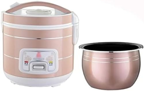 Cuociriso A Vapore, Cuociriso Antiaderente Per Uso Domestico, Cottura Con Un Tasto E Conservazione Automatica Del Calore,2L