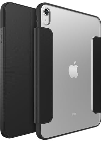 OtterBox Symmetry Folio Hülle für iPad (A16) 11/10. Generation, Schwarz | Für iPad 11 2025, 10.9 2022, Stoßfeste, sturzsichere, dünne Schutzhülle, nach Militärstandard getestet