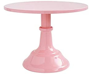 Alzata per Torta Ornamenti da tavolo rosa for dessert, vassoio for esposizione di torte, supporto for torta in ferro, banchetto di nozze, snack stand Alzata per Dolci(B)