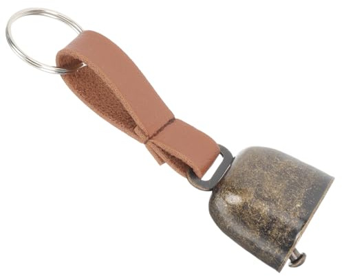 FUNOMOCYA Vintage Kupfer Hundehalsbandglocke Anti Verlust Glocke Anhänger Für Haustiere Klein Metall Glocke Läutend Alarmglocke Für Outdoor Camping Wandern