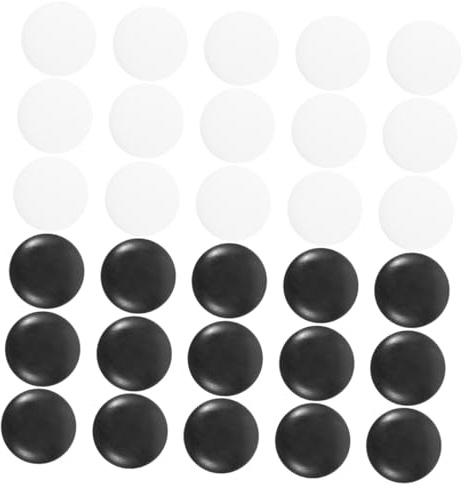 TOYANDONA 200 Pièces Jeu De Go Compactes en Résine Lisse Artisanales Accessoires Traditionnels pour Clubs Et Débutants Pierres De Jeu Faciles À Ranger