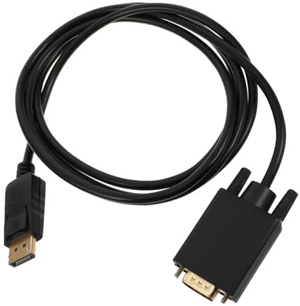 OSALADI 1.8m Adaptador Displayport Vga Cable De Vídeo Compatibilidad Multi-Dispositivo Alta Definición