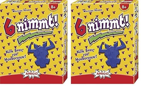 AMIGO 4910-6 nimmt!, Kartenspiel (Packung mit 2)