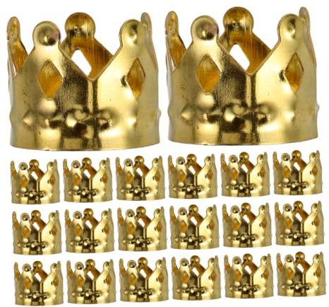 Healeved Haarschmuck für Frauen 100 Goldene Zöpfe Manschetten aus Metall Leicht und Sicher für Dreadlock Zöpfe als Dekoration bei Partys und Hochzeiten