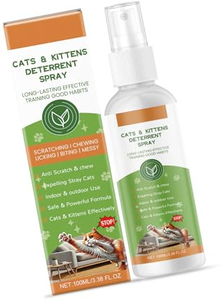 FROMCEO Cats Sprays Deterrents For Kittens And Cats Safe For Furniture Floor And More With Paraffin Protects Sofa Bed Fabric