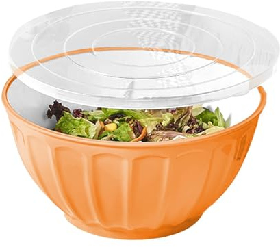 Genérico Ensaladera grande | Cuencos de cereales de 46 onzas | Cuencos aptos para lavavajillas y congelador para aperitivos, platos de caramelo, cuencos para servir ensaladas