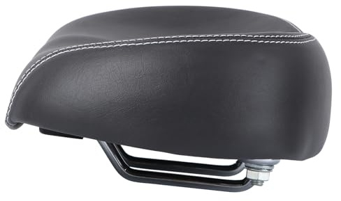 TOYANDONA Absorptionsfähiger Ergonomischer Fahrradsattel Ohne Nase Leichter Gepolsterter Fahrradsitz Mit Stoßdämpfung Schwarz Bequem Für Junge Mädchen Mountainbikes Einfache Montage Sattelsc