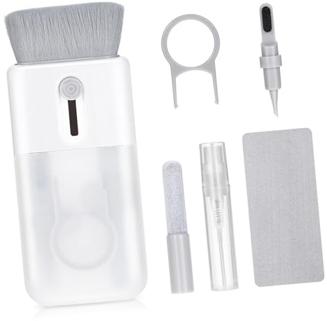 LIGIGWASH 2 Juegos Kit Limpieza Teclados y Electrónica con Cepillo Lápiz Limpiador Spray y Llave para Teclas para Laptops Teléfonos Auriculares y Pantallas Portátil