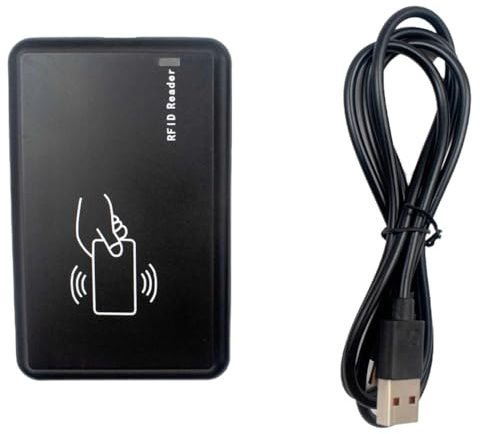 UieoKakeh Lector y Grabador RFID 915M, Escáner USB Plug & Play, Escáner de Inventario RFID Portátil de Alcance, Lector de Etiquetas UHF Portátil.