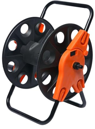 Fxzqgnh Carrello Avvolgitubo da Giardino Robusto, Versatile, Compatto, Avvolgitubo