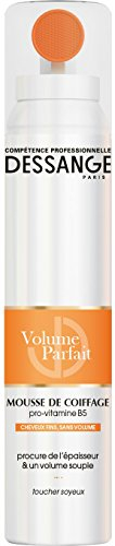 DESSANGE - Schiuma per parrucchiere Volume Perfetto - Formula arricchita con Pro-Vitamina B5 - Fornisce spessore e volume morbido - Tocco setoso - Capelli sottili, senza volume - 200 ml
