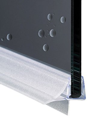 Ricambi & Box Doccia Guarnizione Box Doccia con Gocciolatoio per Vetro 6–8 mm, 200 cm, PVC Trasparente, EC-10-604