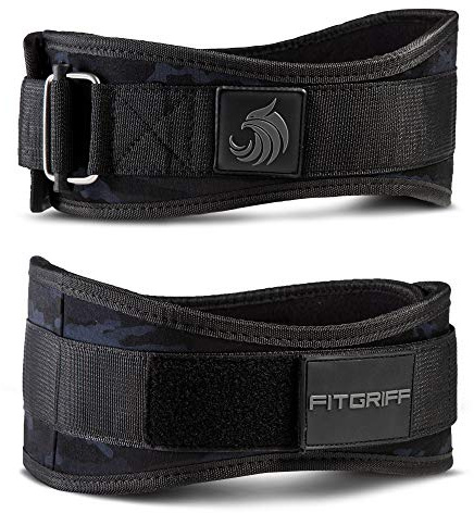 Fitgriff® Gewichthebergürtel V2 - Gewichtheber Gürtel für Damen und Herren - Bodybuilding, Krafttraining, Crossfit Training - Trainingsgürtel, Weightlifting Belt, Gym Workout