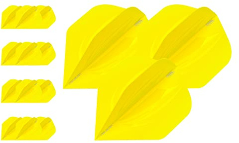 Target Darts 5 x Juegos de ID Pro. Ultra Amarillo No.2 Vuelos de Dardos - 15 en Total