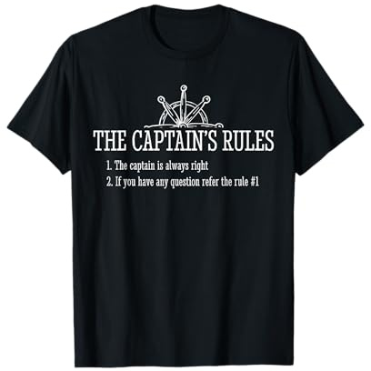 Boat Rules Funny Sayings Sailing Sail Boats T-Shirt