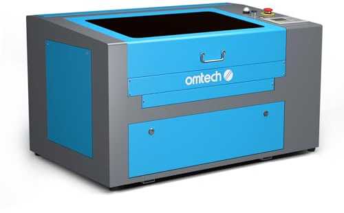 OMTech 50W CO2 Laser Graviermaschine 300x500mm Lasergravierer Gravurwerkzeug Lasergravurmaschine Graviergerät USB-Anschluss Kompatibel mit CorelDRAW AutoCAD LightBurn